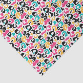 色数々のヒョウ柄 薄葉紙 (詳細)