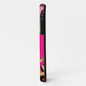 色数々のピンクのヒョウ柄 Case-Mate iPhoneケース (裏面/左)