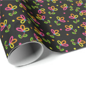 色数々のフローラデザイン ラッピングペーパー (ロールコーナー)