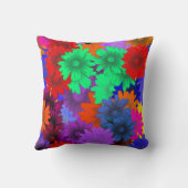 色数々のフローラ クッション (裏面)