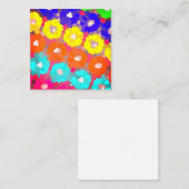 色数々のフローラ ノートカード (正面/裏面)