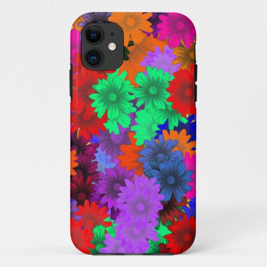 色数々のフローラ Case-Mate iPhoneケース (裏面)