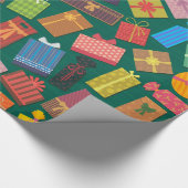 色数々のプレゼント ラッピングペーパー (角)