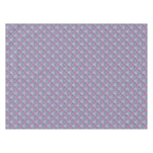 色数々のベリシンプルー模様レトロ60年代 テーブルクロス (正面(横))