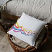 色数々のリボン枕 クッション