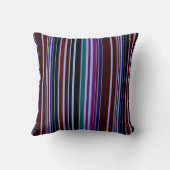 色数々のレトロアストライプートデザイン抽象芸術 クッション (裏面)