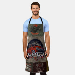 色数々のレトロ車 エプロン