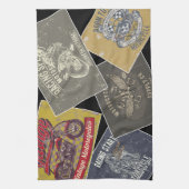 色数々のレトロ車 キッチンタオル (縦)