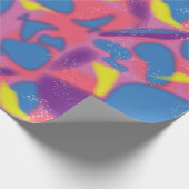 色数々のレトロ ラッピングペーパー (角)