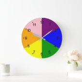 色数々の丸時計 ラージ壁時計 (ホーム)
