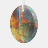 色数々の丸 ガラスオーナメント (正面左)