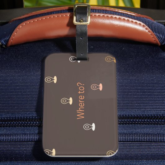 色数々の付きアイコン ラゲッジタグ (正面インサイチュ2)