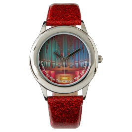 色数々の付きオルガン管 腕時計