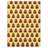 色数々の付きクリスマスツリー – クリップボード (裏面)