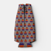 色数々の付きクリスマスツリー – ボトルクール ボトルクーラー (裏面)