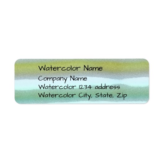 色数々の付きストライプ、フィルム粒子、水色 ラベル (正面)