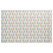 色数々の付きテニスラケットボールパターン ファブリック (ファットクウォーター)