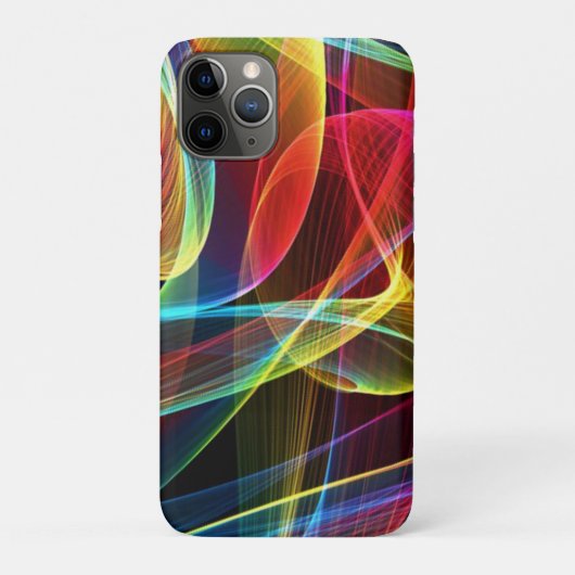 色数々の付きデジタルリボン模様 Case-Mate iPhoneケース (裏)