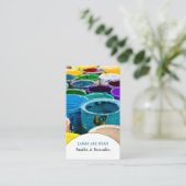 色数々の付きバ絵を描ケケット、画家&デコレータ 名刺 (スタンド正面)