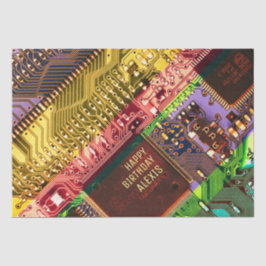 色数々の付きプリント回路パーソナライズされた板 薄葉紙