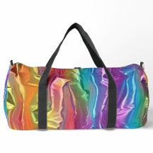 色数々の付きホログラフィックルック