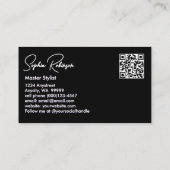 色数々の付きホログラフィック名刺 割引カード (裏面)