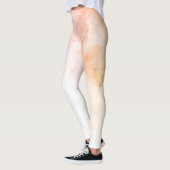 色数々の付きリーギング レギンス (左)