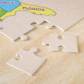 色数々の付き州の地統一された図 ジグソーパズル (側面)