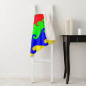 色数々の付き波シェルパ シェルパブランケット (インサイチュ)