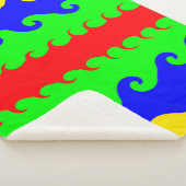 色数々の付き波シェルパ シェルパブランケット (3/4)