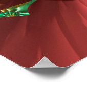 色数々の付き渦巻模様 ポスター (角)