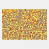 色数々の付き紙シート（3セット） ラッピングペーパーシート (正面3)