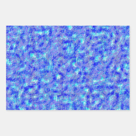 色数々の付き紙シート（3セット） ラッピングペーパーシート