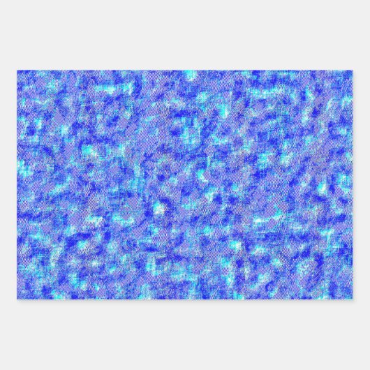 色数々の付き紙シート（3セット） ラッピングペーパーシート (正面)