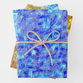 色数々の付き紙シート（3セット） ラッピングペーパーシート (インサイチュ)