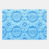 色数々の付き紙シート（3セット） ラッピングペーパーシート (正面3)