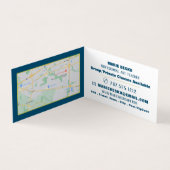 色数々の付き絵を描抽象芸術、アート先生、詳細 名刺 (内部)