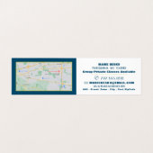 色数々の付き絵を描抽象芸術、アート先生、詳細 名刺 (内部フラット)