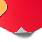 色数々の付き絵を描 ポスター (角)