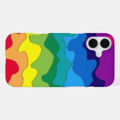 色数々の付き絵を描 iPhoneケース (裏面横)