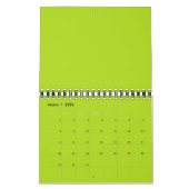 色数々の付き背景カレンダー カレンダー (3月 2026)