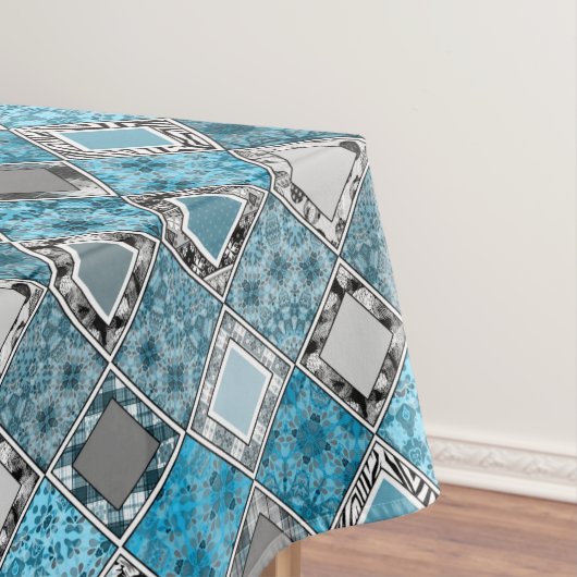 色数々の付き、素朴な、パッチワーク、パッチテーブル テーブルクロス (インサイチュ)