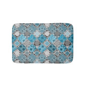 色数々の付き、素朴な、パッチワーク、パッチバス バスマット (正面)