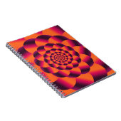 色数々の付サイケデリック背ファンキー面 ノートブック (右側)