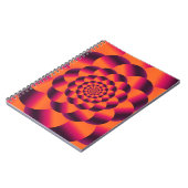 色数々の付サイケデリック背ファンキー面 ノートブック (左側)