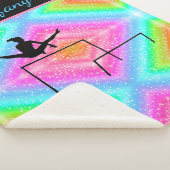 色数々の体操パーソナライズされた シェルパブランケット (3/4)