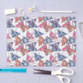 色数々の傘ティッシュペーパー 薄葉紙 (クラフト)