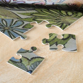 色数々の刺繍枕の写真 ジグソーパズル (側面)