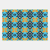 色数々の可愛いスタイリッシュトレンディー ラッピングペーパーシート (正面3)