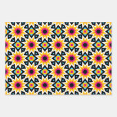 色数々の可愛いスタイリッシュトレンディー ラッピングペーパーシート (正面)